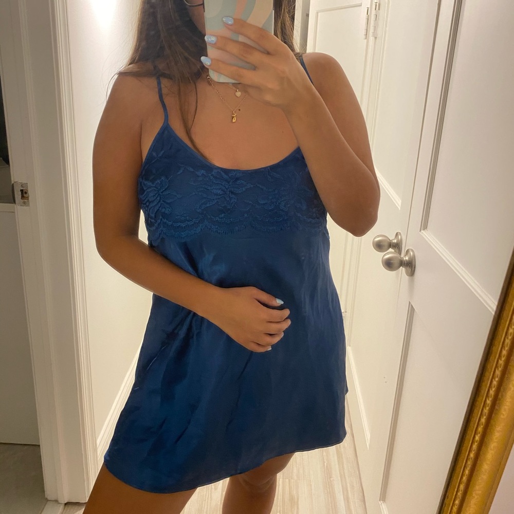 Gorgeous Royal Blue Slip Dress